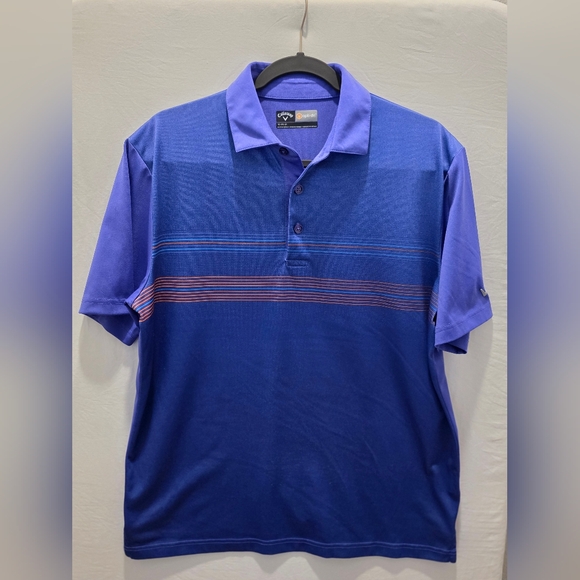 Callaway Other - Callaway Men's Medium Opti-Dri Preppy Resort Activewear Golf Polo Shirt